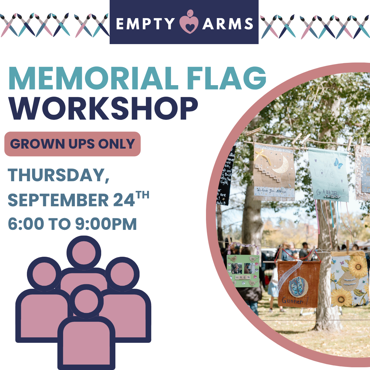 Memorial Flag Workshop - Grown Ups Only