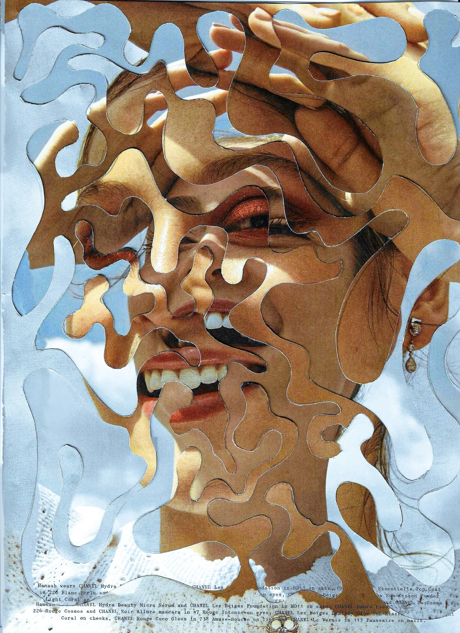 Two face collage