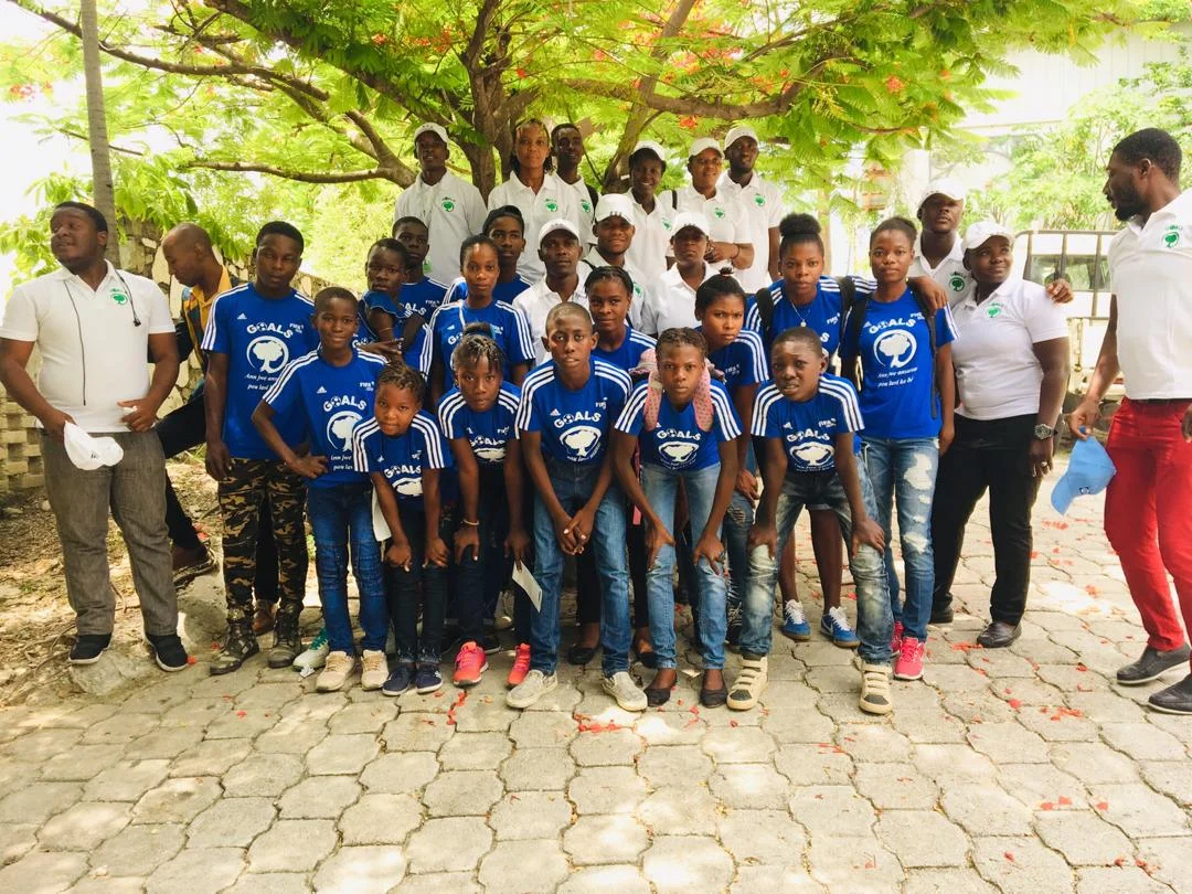 GOALS Staff and Team Captains took part in the Haitian National Day of the Child Assembly