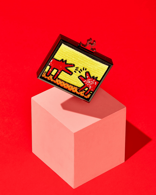 Alice and Olivia + Keith Haring purse