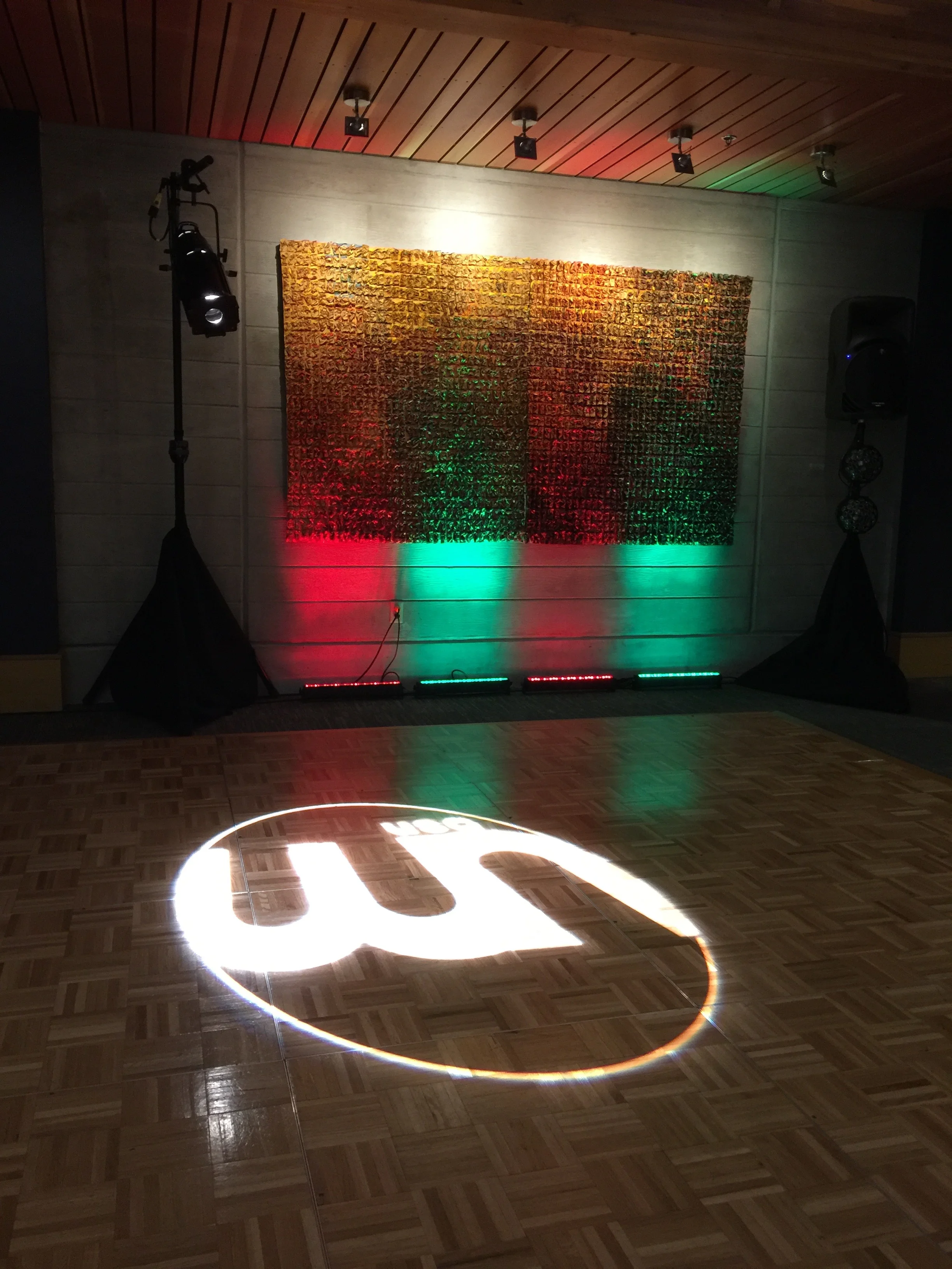 Wedding Network USA - Custom Logo - Gobo @ Cedarbrook Lodge