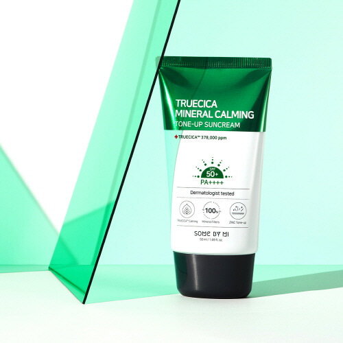 Some By Mi Truecica Mineral Calming Tone Up Suncream Spf 50 Pa 50ml Ooshtush