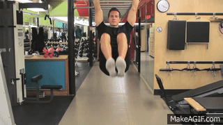 Hanging Knee Tucks.