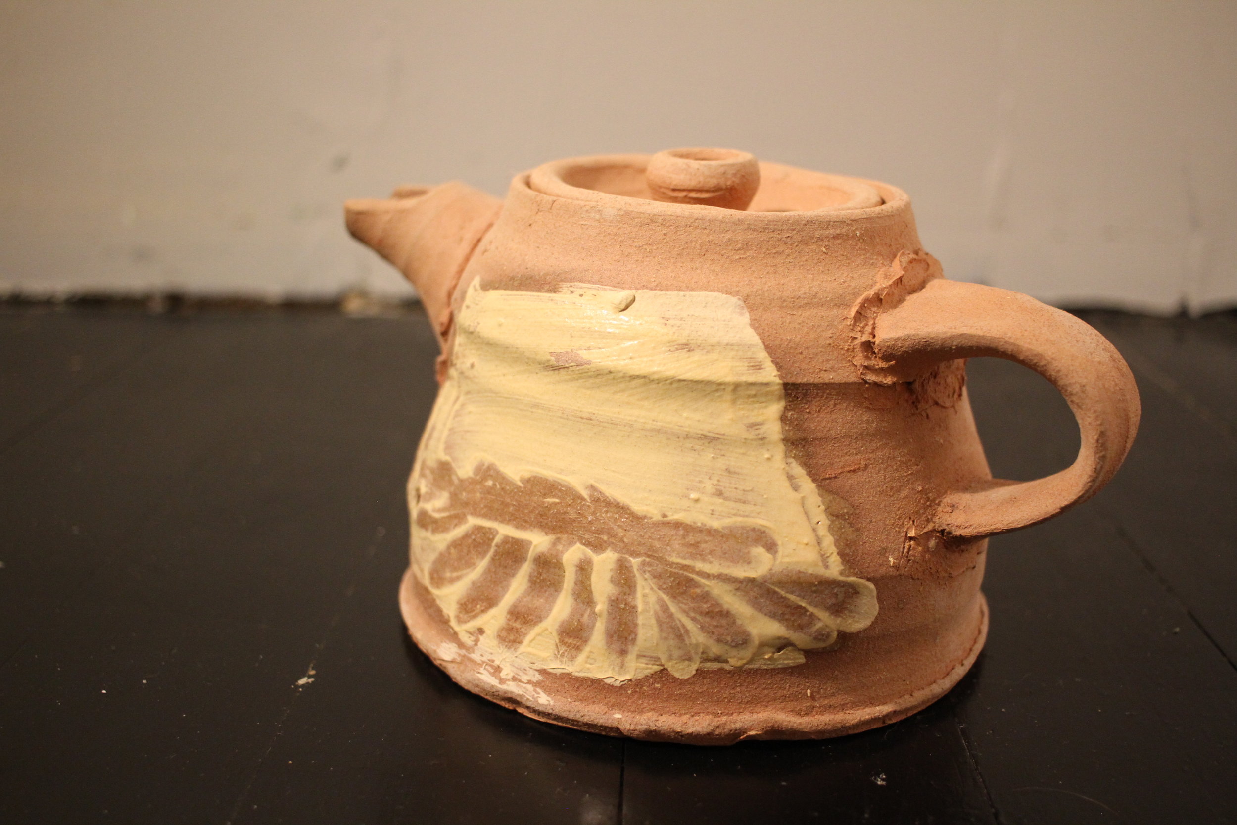 Teapot with Landscape