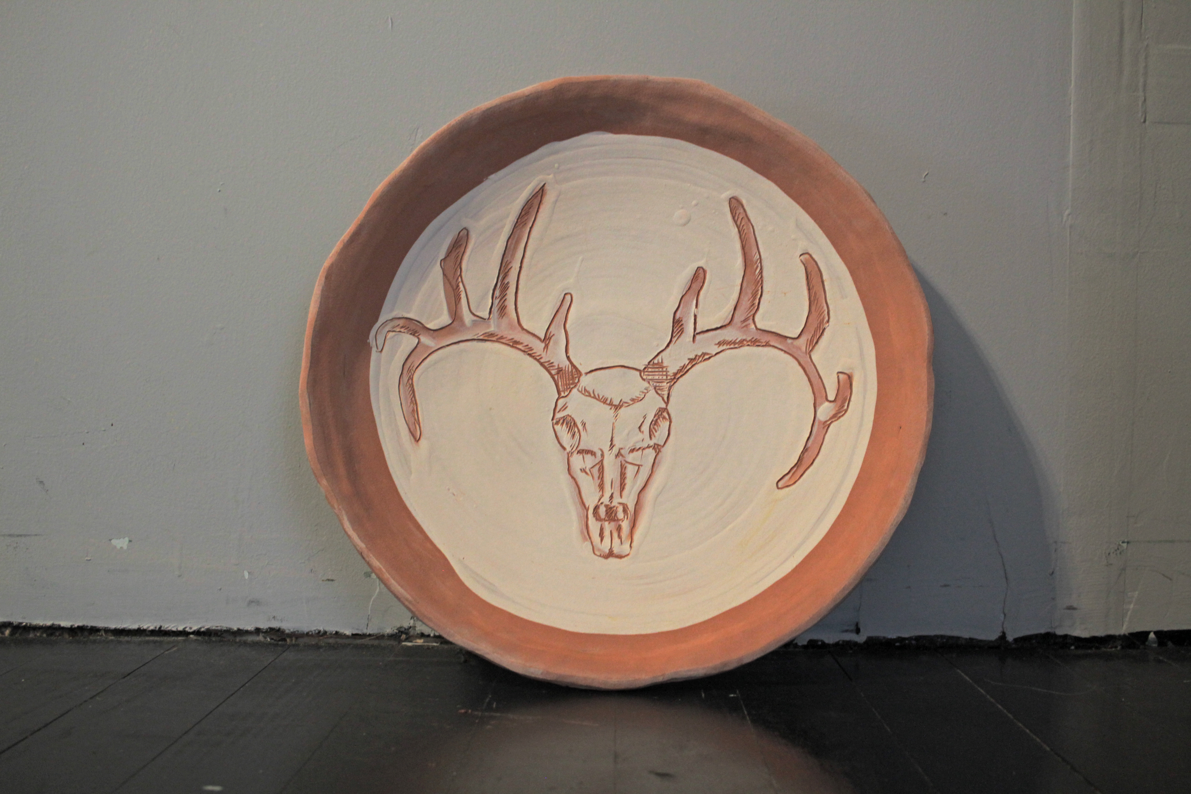 Deer Skull Platter