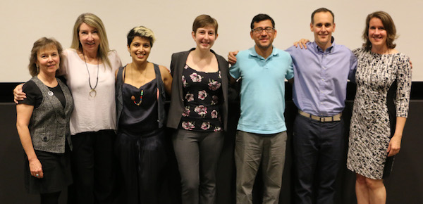 From left: Trish Tolbert, Karen Healy, Rahima Rahi, Sydney Dye, Yulian Martínez-Escobar, James Matthews, Cyndi Briggs.