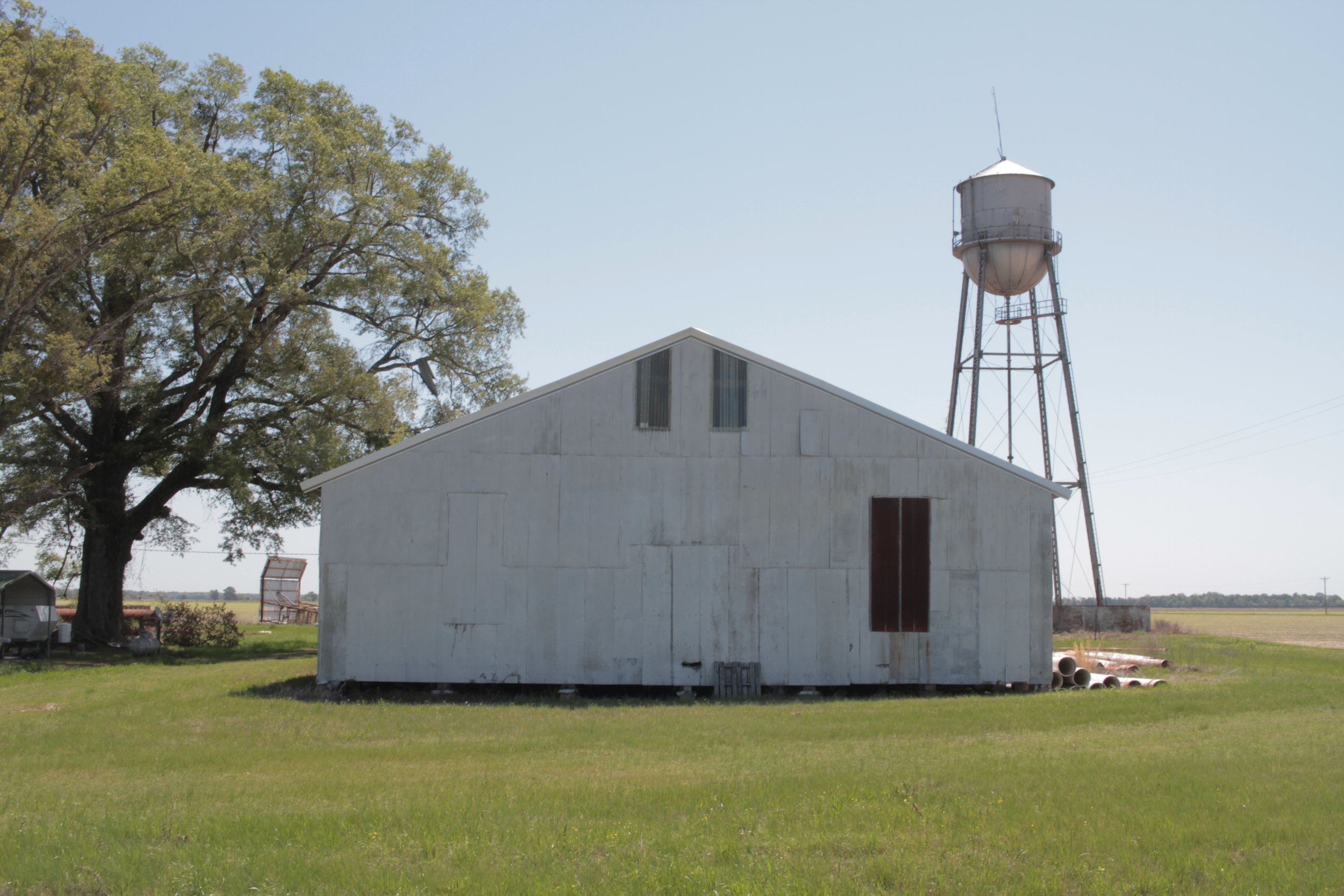  Warehouse and water tower, 2018. 