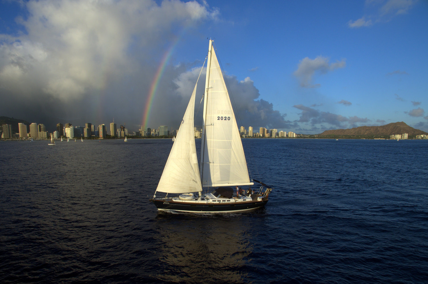 Waikiki Sail boat