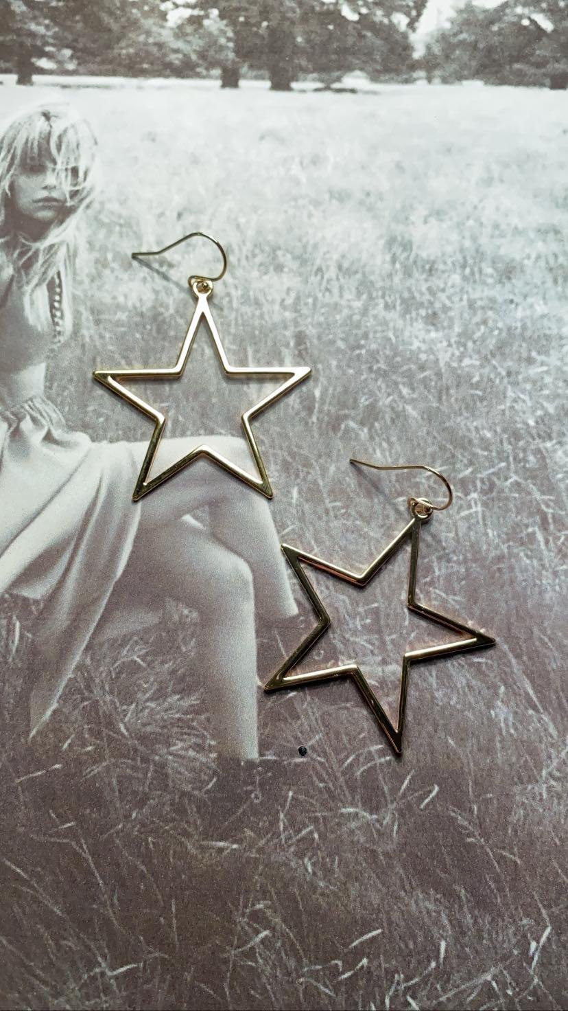 14ct gold filled earrings with gold plated stars.