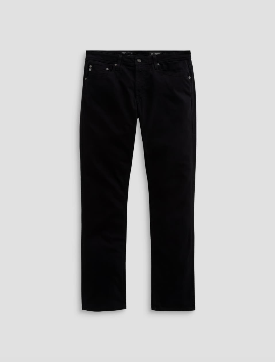 AG - Everett Sueded Slim Straight in Super Black