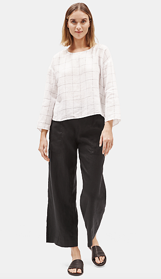 Eileen Fisher - Organic Linen Wide Pant 