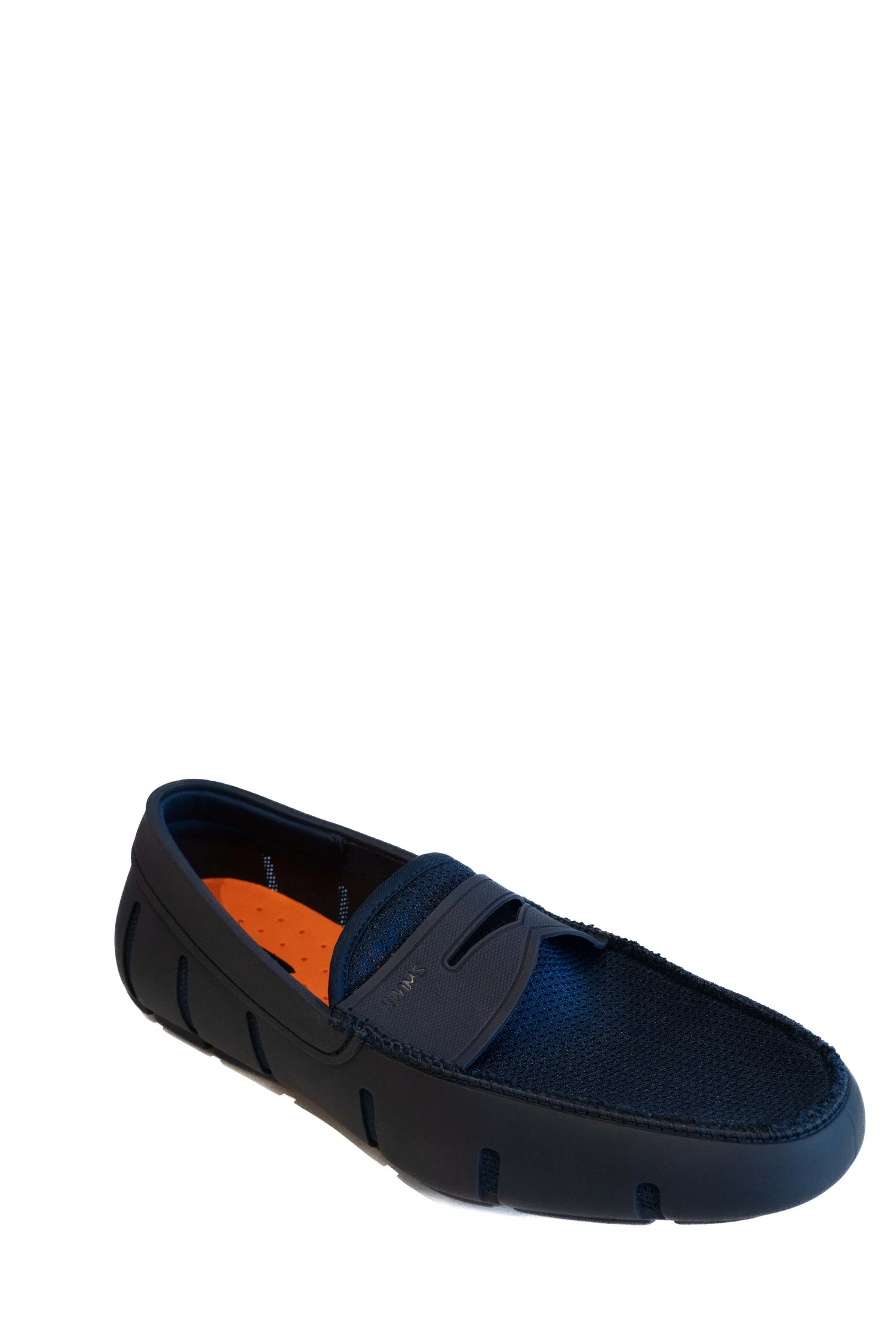 Swims - Penny Loafer in Navy and Black — hughes clothing display picture 1
