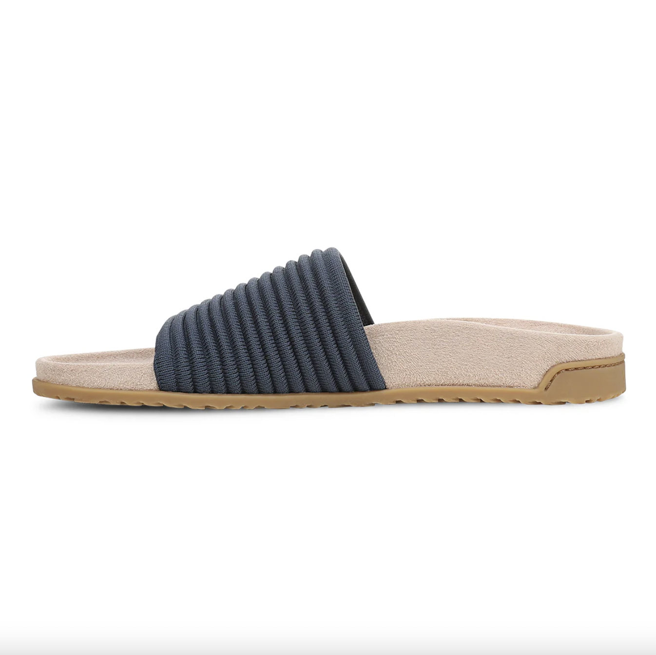 Vionic - Evie Knit Sandal in Denim & Tan