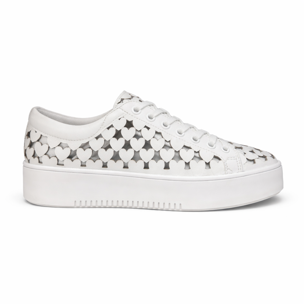Django and Juliette - Leitah Zip Sneaker in White