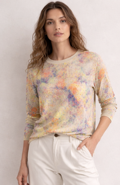 Autumn Cashmere - Galaxy Print Crew