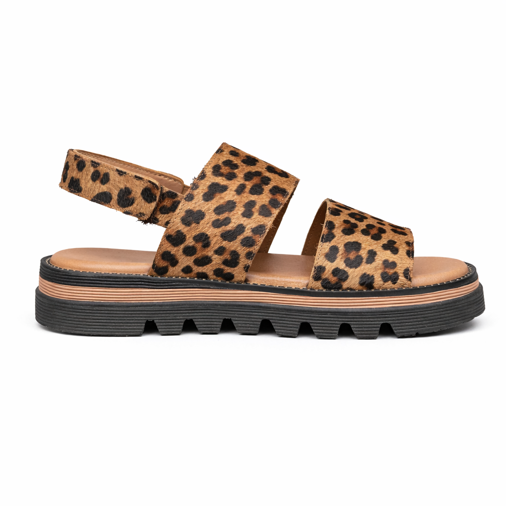 Django & Juliette - Soner Platform Sandal in Leopard