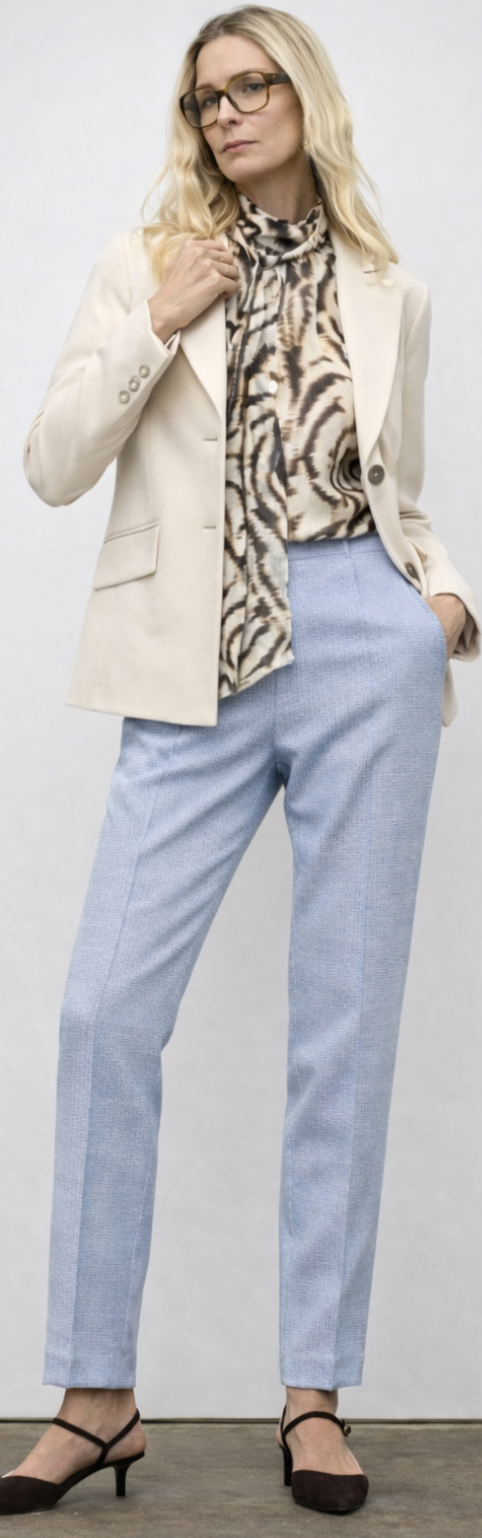 Iris Setlakwe - Pintuck Straight Leg Trouser