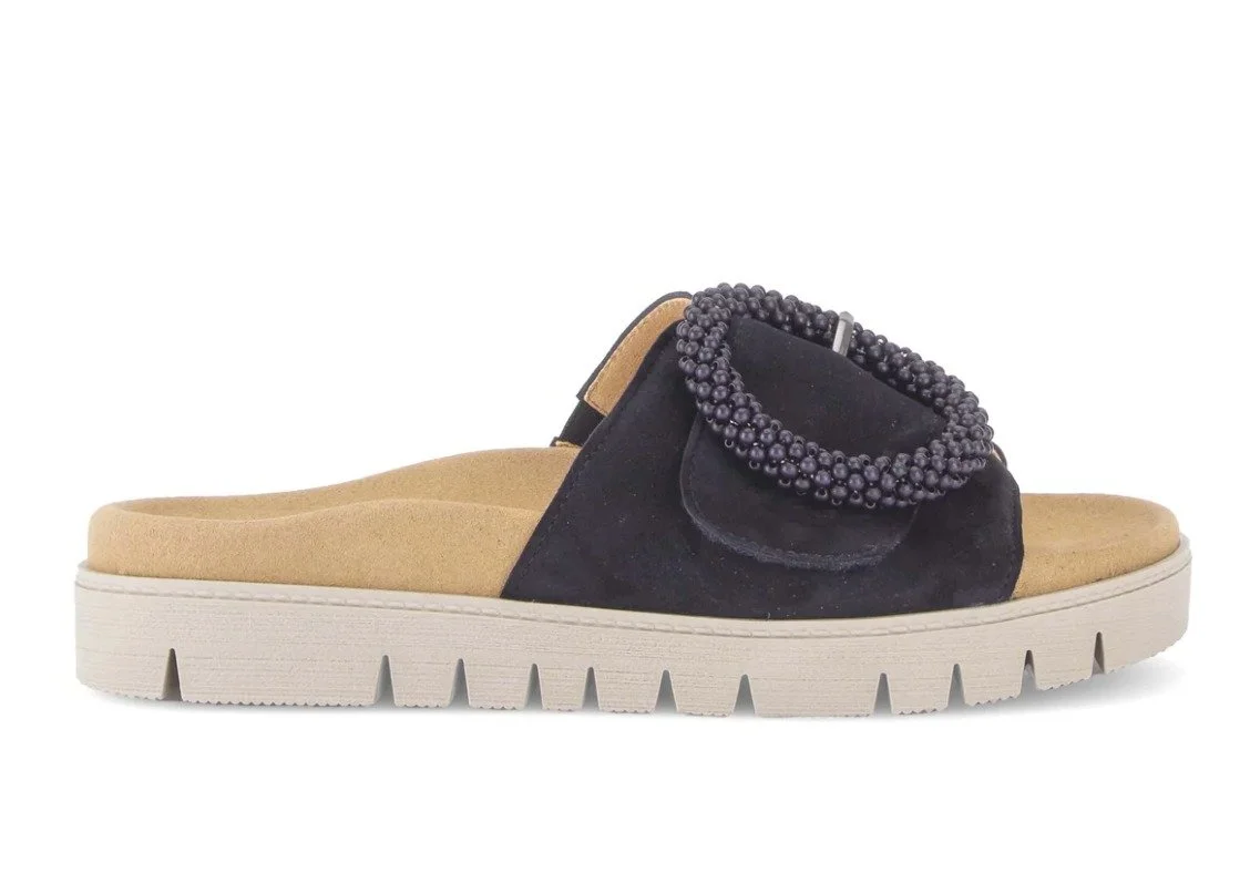 Gabor - Navy Suede Slip-on 83.745.36
