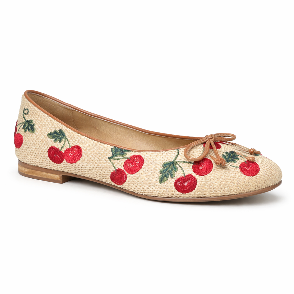 Django & Juliette - Micnicy Cherry Ballet Flat