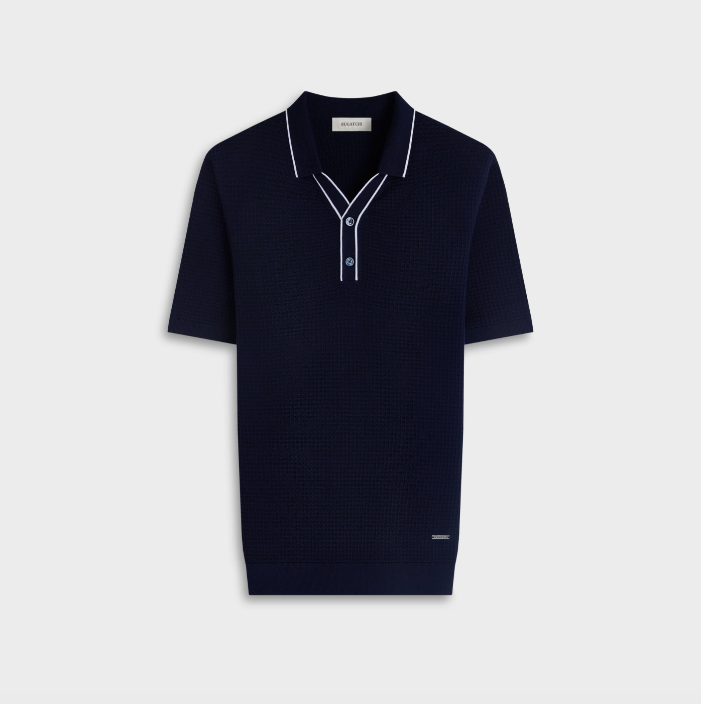 Bugatchi - Luxury Navy Polo Sweater