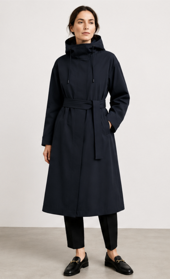 Max Mara - Utilita Raincoat in Navy