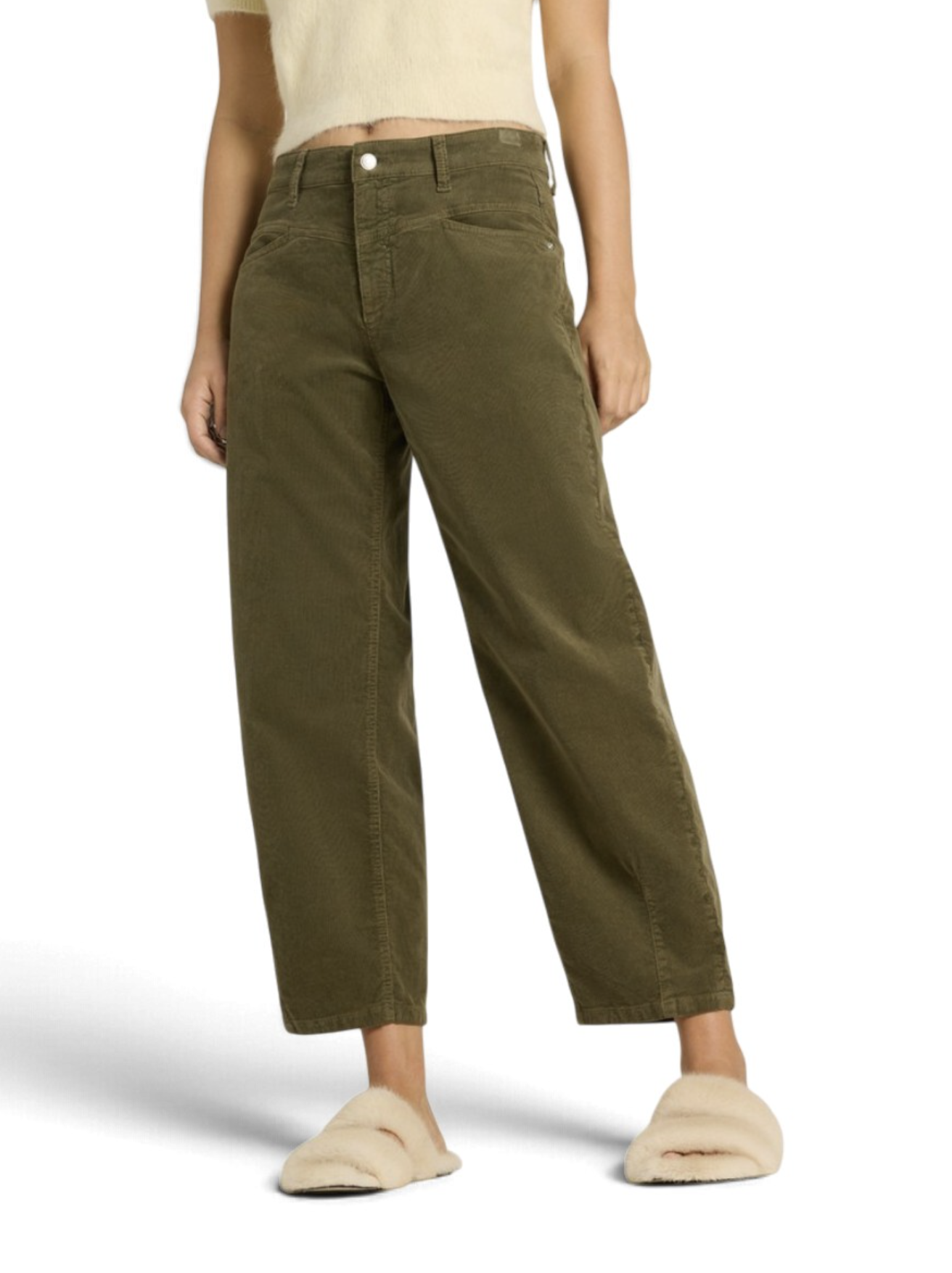 Cambio -  Elin Micro Corduroy in Evergreen
