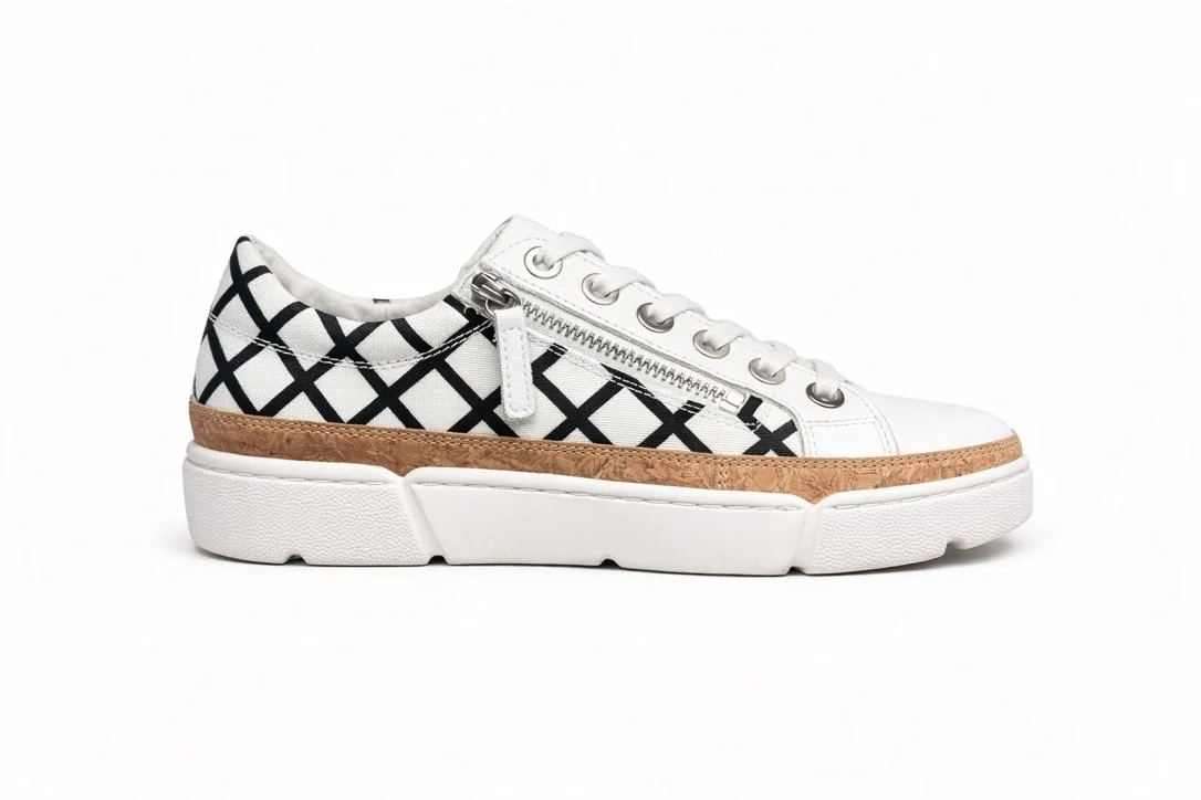 Django & Juliette - Torry White/Black Sneaker