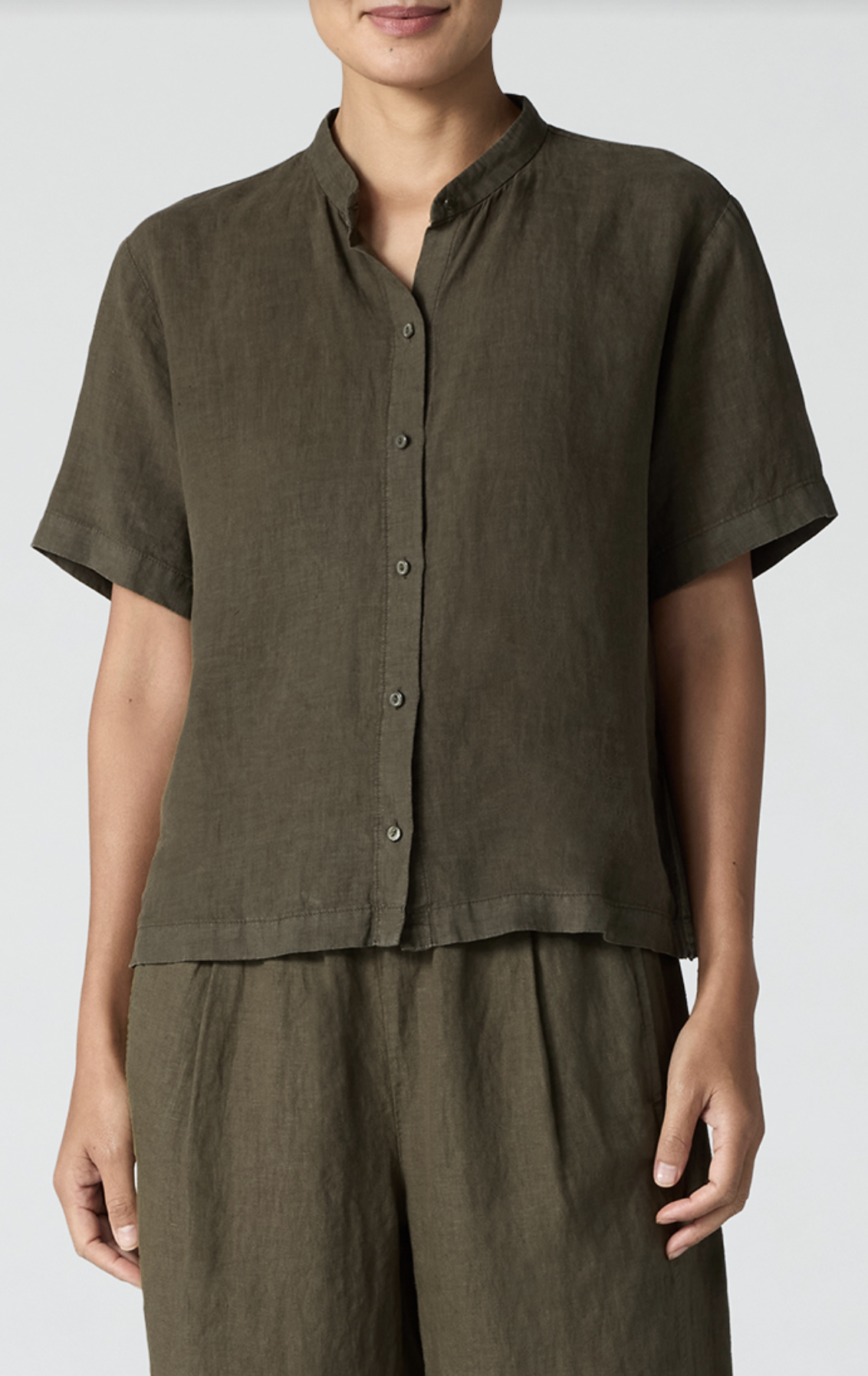 eileen fisher linen top