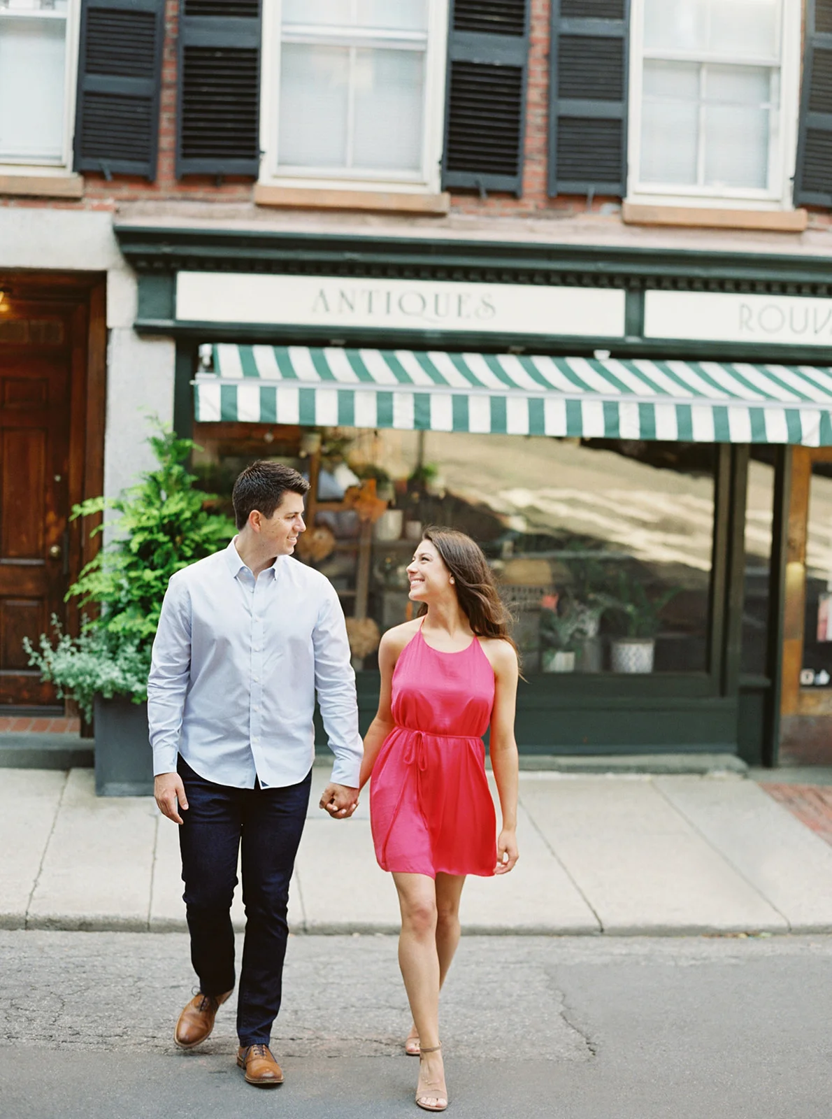 Boston Wedding Photographer - Erin &amp; Brendan's Engagement Session in Downtown Boston, MA