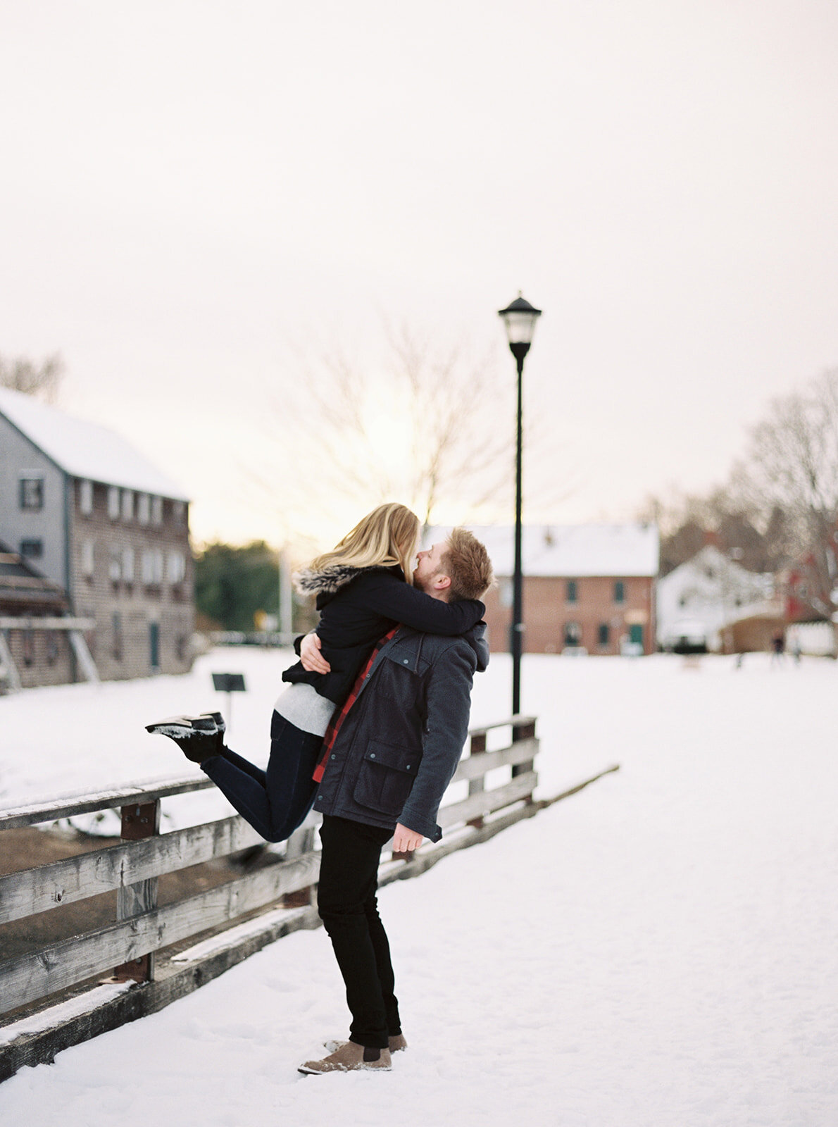 Boston Wedding Photographer - Andrea &amp; Eric's Engagement Session in Portsmouth, NH