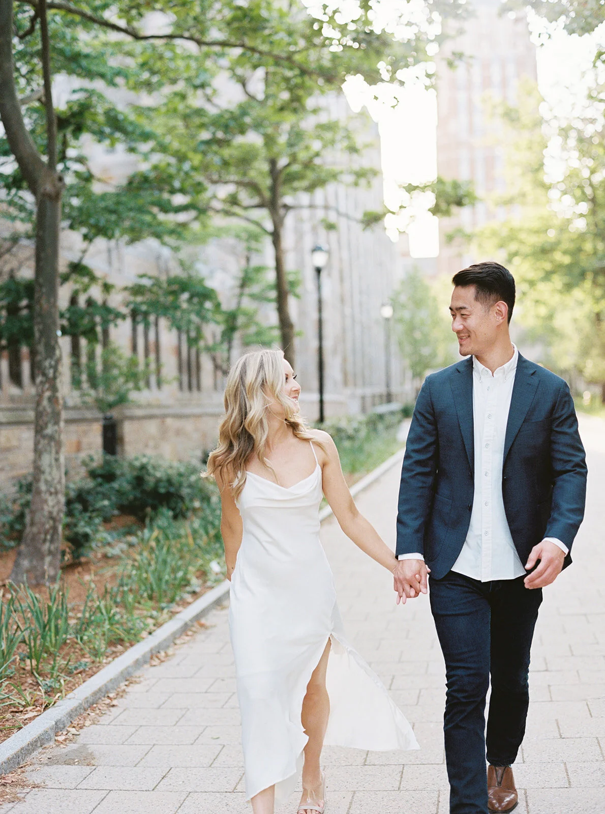 Boston Wedding Photographer - Rosa &amp; Randal's Engagement Session at Yale University in New Haven, CT