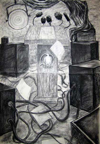  Election series, Charcoal on paper, 2004 - 2005 