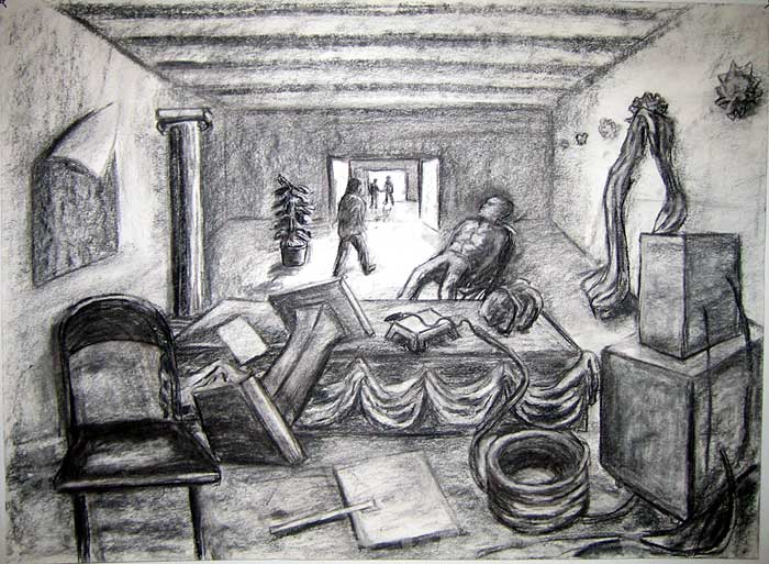  Election series, Charcoal on paper, 2004 - 2005 