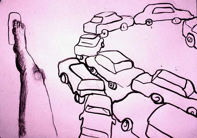 Car Series, mixed media, 1998