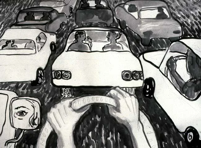 Car Series, mixed media, 1998