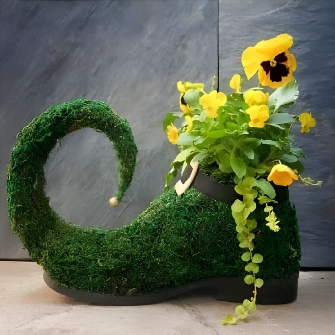 March 14 (Sat): Lucky Leprechaun Shoe Planter - (11:00 am)
