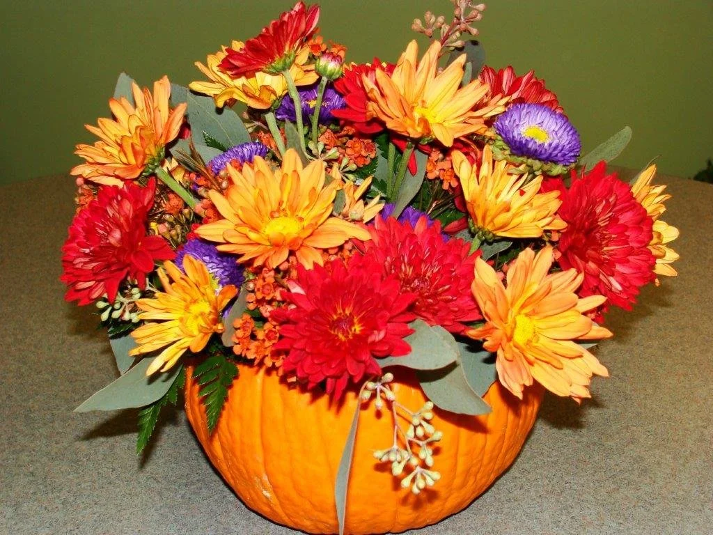 October 31 (Sat): Halloween Fresh Floral Pumpkin - (11:00 am)