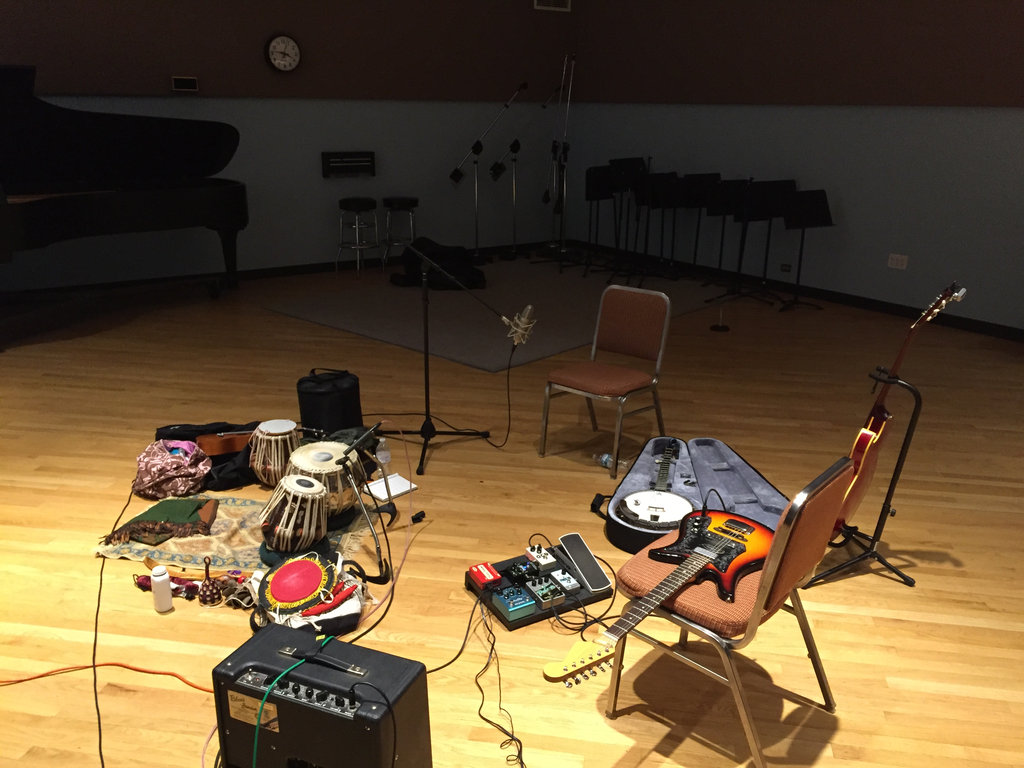 Recording Lucy at WFMT Chicago
