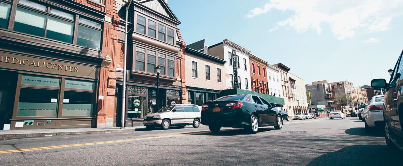 Harvey drives to Yonkers in a scene from “Bottomstock”