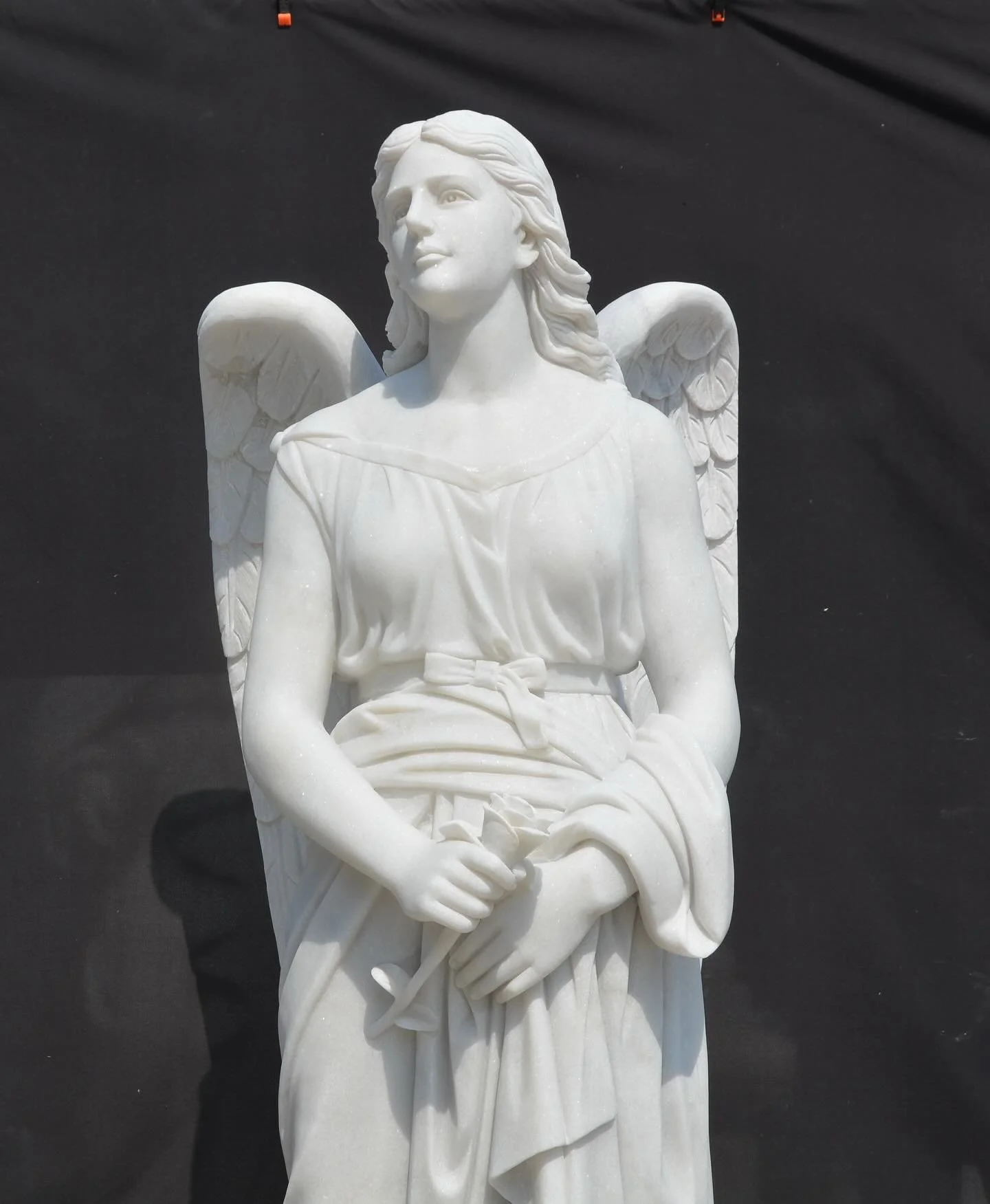 Our Holy Guardian Angel statue is finished and will ship soon. This statue will anchor the SSJOA cemetery expansion.