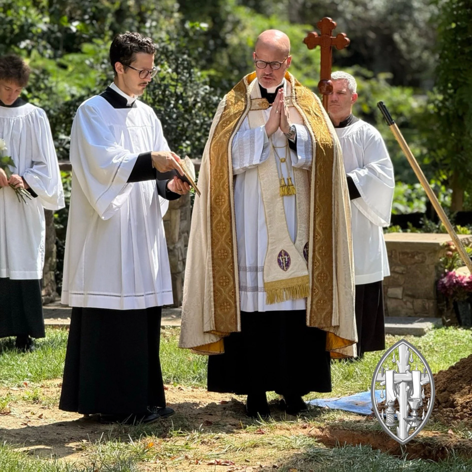 Yesterday, the Society of St Joseph of Arimathea buried 47 babies. 1,122 babies are in our current cemetery (the cremains of an additional 156 are with their mothers). The cemetery expansion is anchored by a new statue of a holy guardian angel. The a