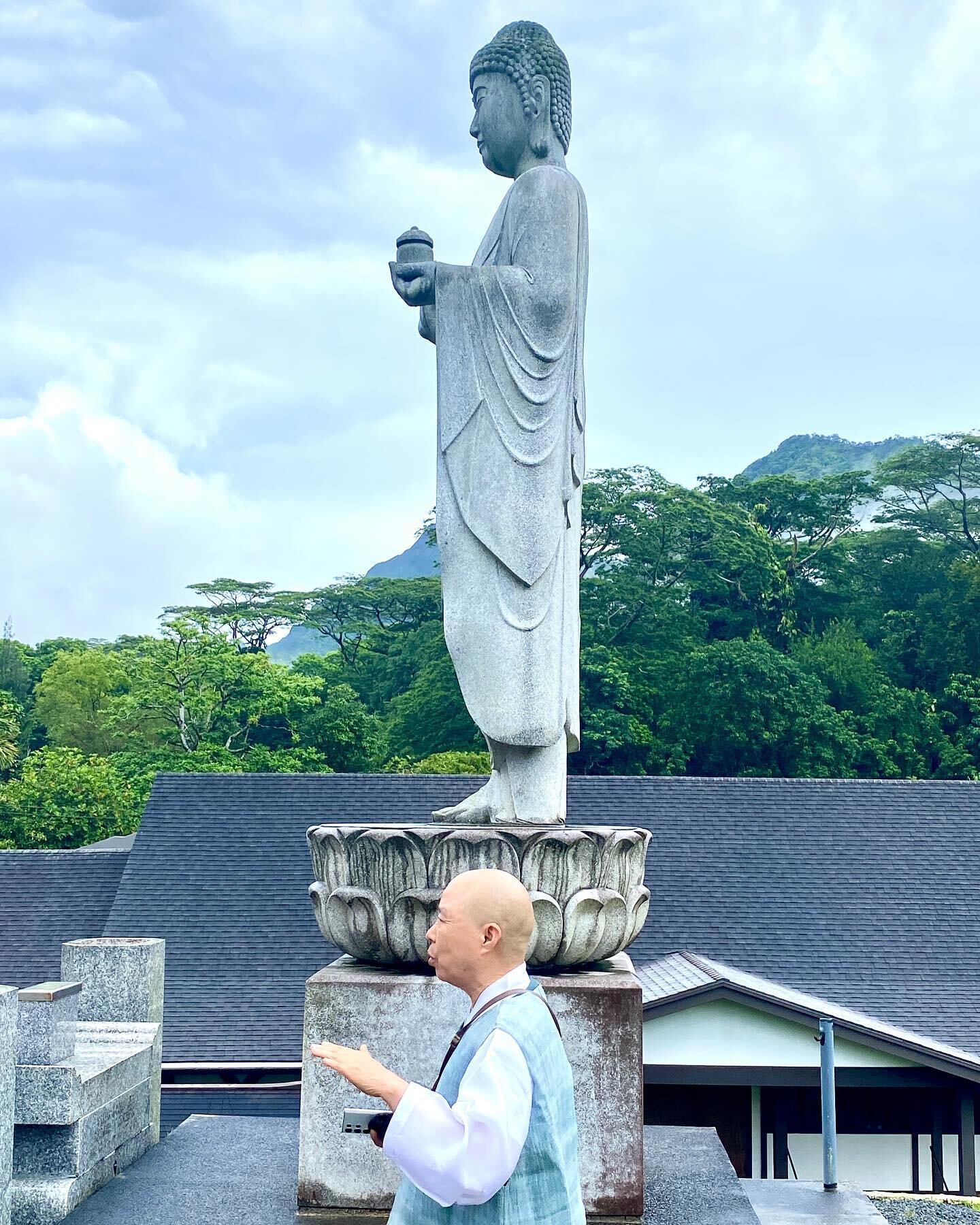A quick visit from our good friend Jeong Kwan Sunim. Great to have her at Chozen-ji again!
.
.
.
#jeongkwan #jeongkwansunim #sunim #정관스님 #koreanzen #zencooking #臨済宗 #禅寺 #超禅寺 #禅 #zenbuddhism #buddhism #rinzaizen #rinzai #hawaiizen #zentemple #z