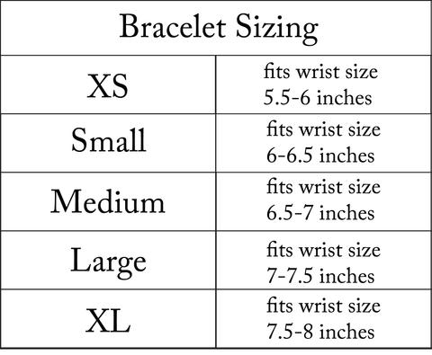 Bracelet Diameter Chart