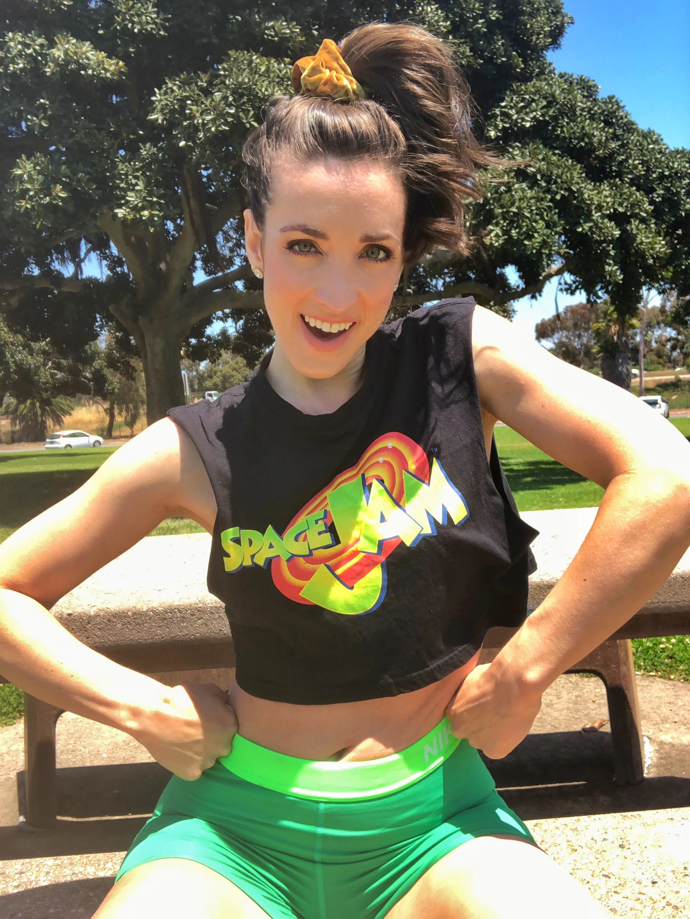 Scrunchie at Mission Bay Park.