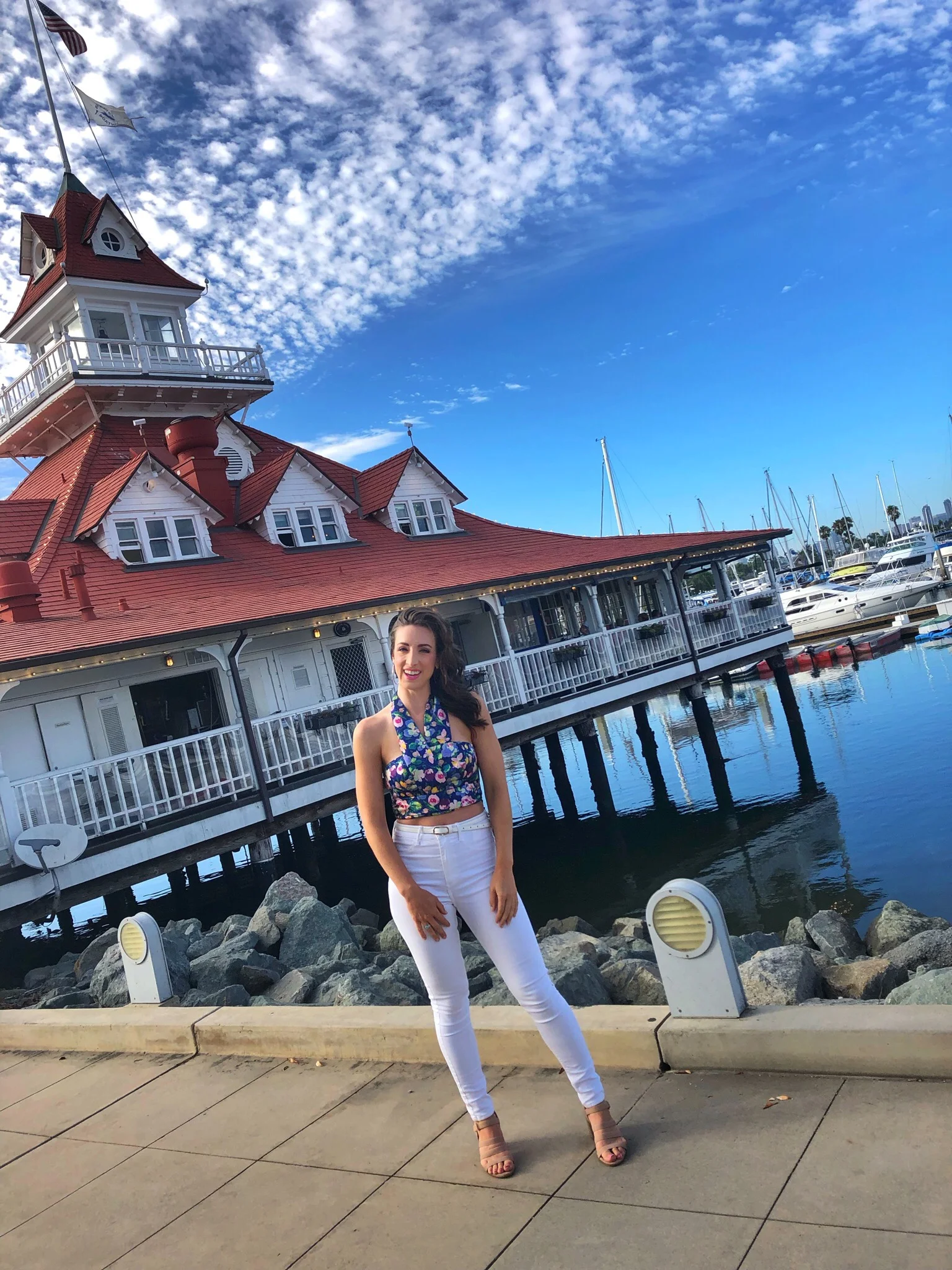 Amur halter bustier top