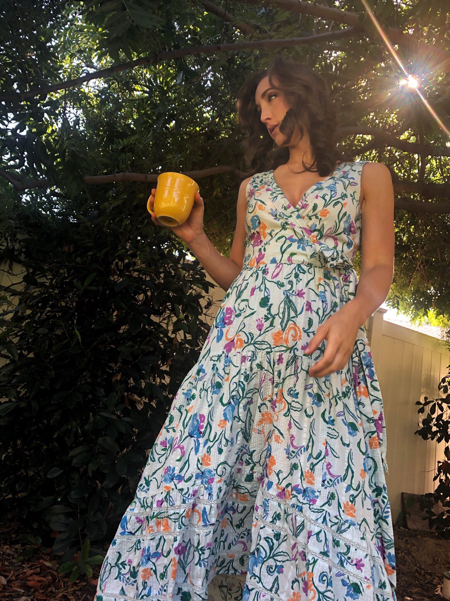 Tanya Taylor Neves Dress. Floral Dress.