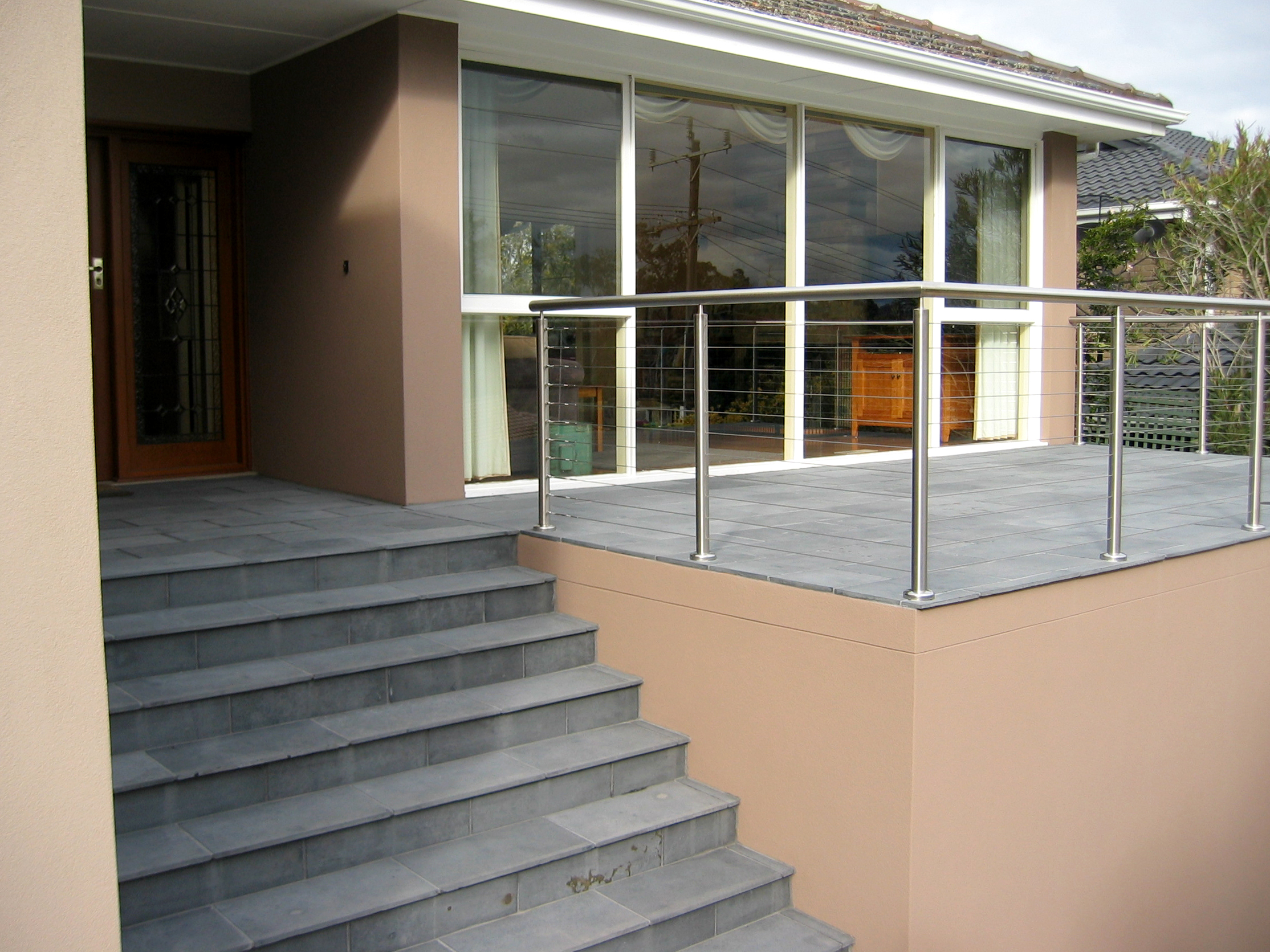 Bluestone Limestone on Patio