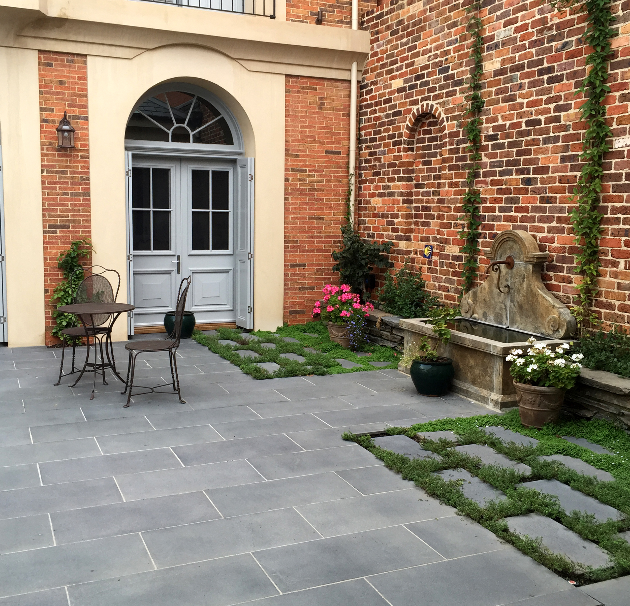Sandblasted Black Granite