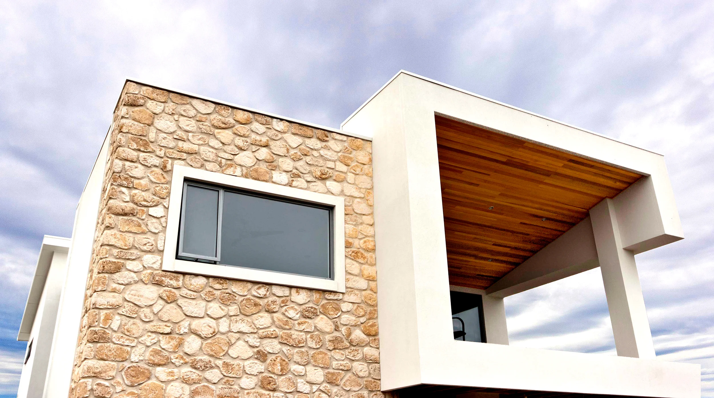  Veneer Stone Wall in South Coast Limestone 
