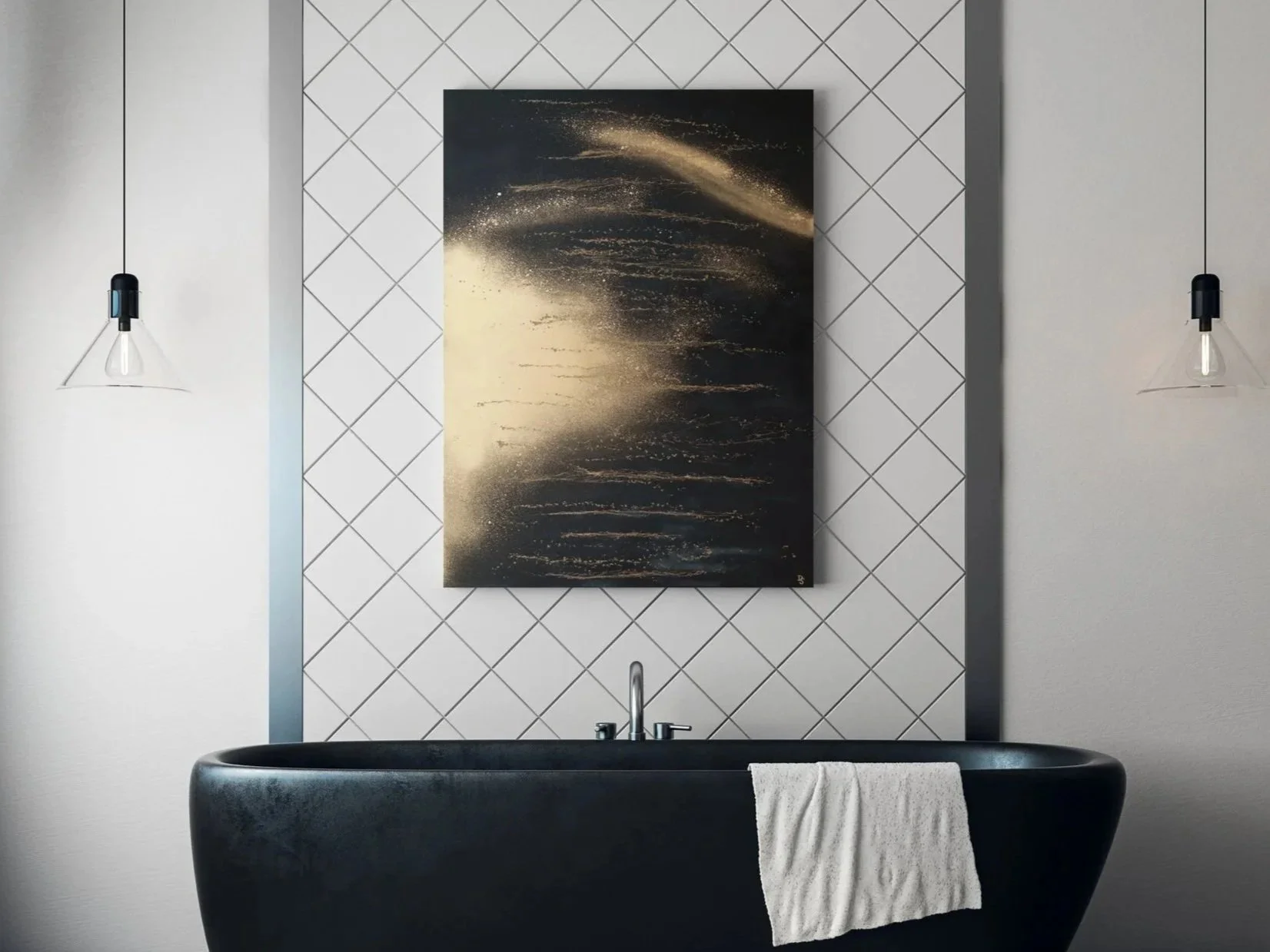 Aligned - Original art on canvas 60cm x 90cm